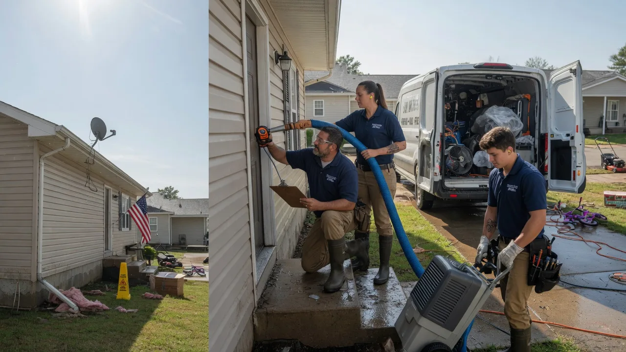 Ceiling Water Damage Restoration in Lambert, MT near me